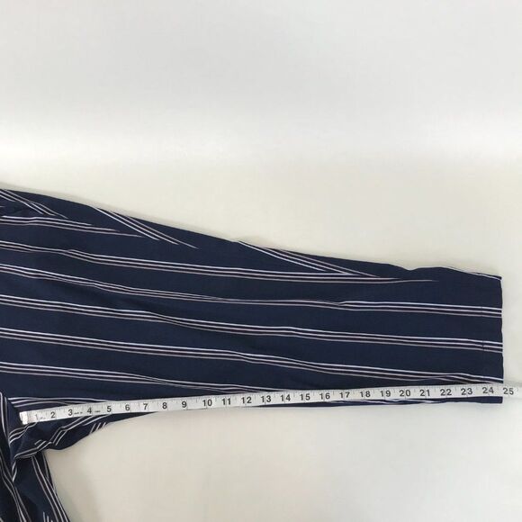 Torrid Relaxed Taper Stretch Challis Pant Women's Plus 1/1X High Rise Tie Front - Picture 8 of 12